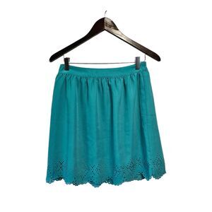 Anthropologie SKIES ARE BLUE Skirt‎ Size SMALL BLUE
